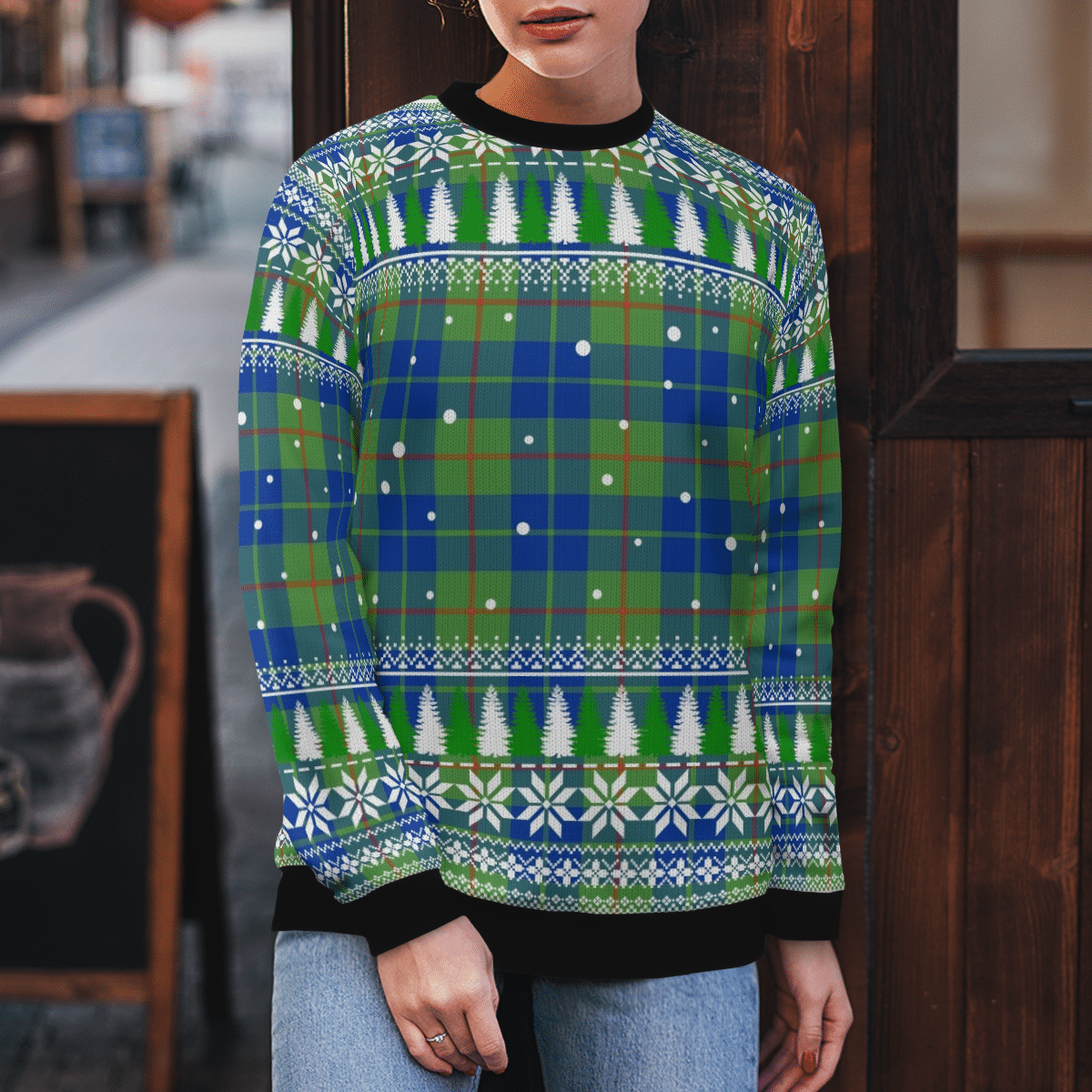 Clan Barclay Hunting Ancient Tartan Christmas Ugly Sweater DQ73 Barclay Hunting Ancient Tartan Tartan Ugly Sweater   