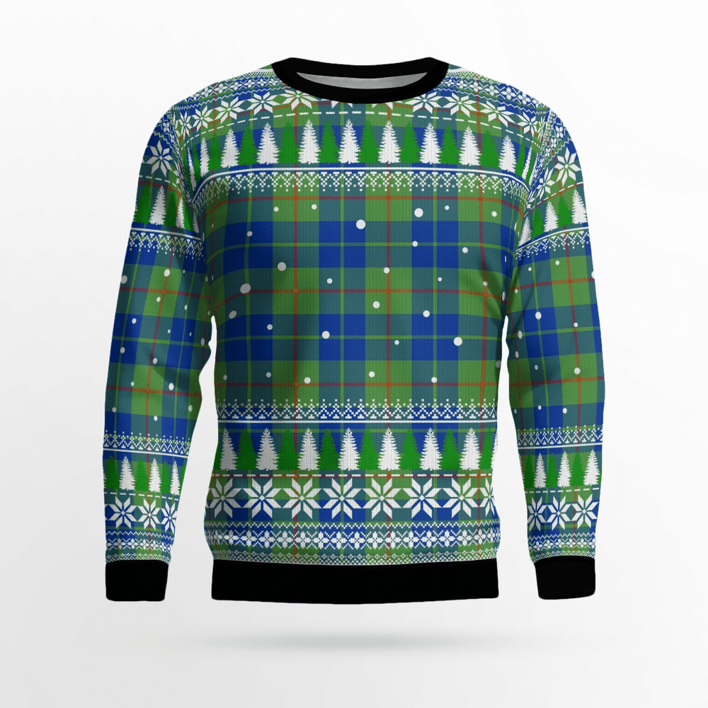 Clan Barclay Hunting Ancient Tartan Christmas Ugly Sweater DQ73 Barclay Hunting Ancient Tartan Tartan Ugly Sweater   