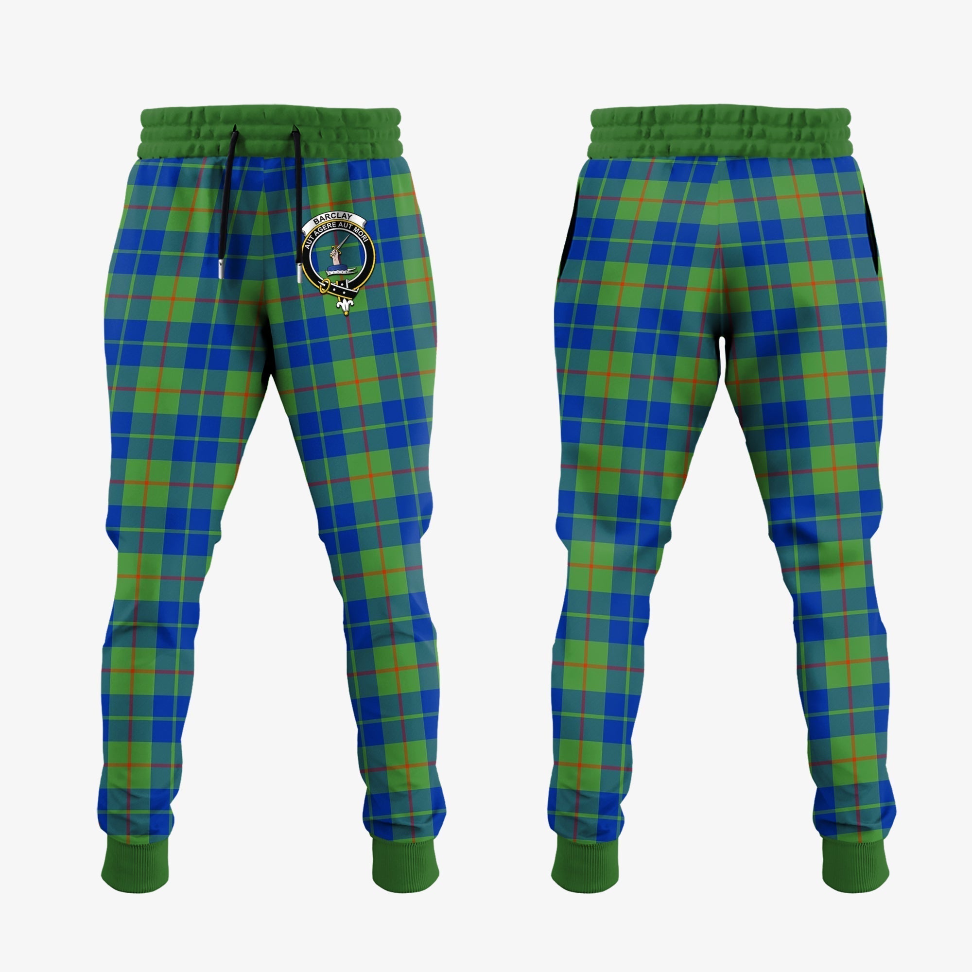 Clan Barclay Hunting Ancient Tartan Crest Jogger Sweatpants GK38 Clan Barclay Tartan Today   