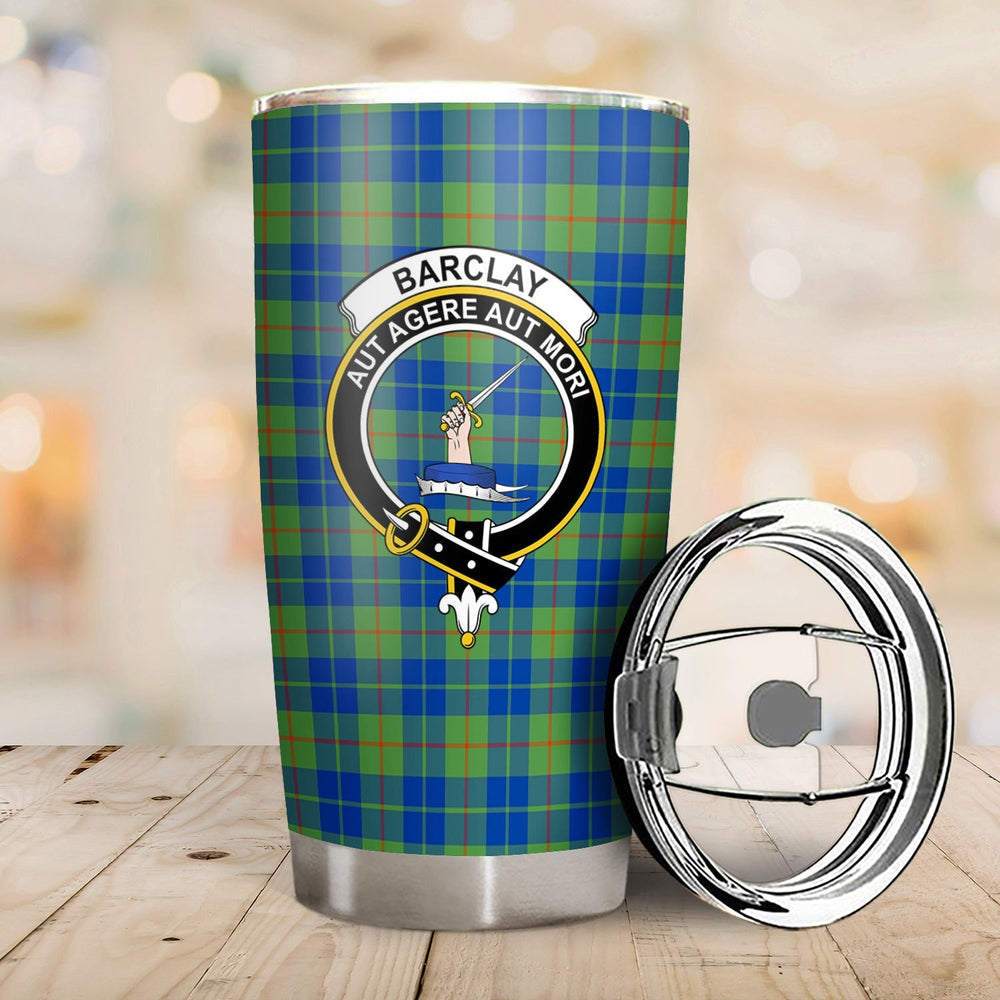 Clan Barclay Hunting Ancient Tartan Crest Tumbler ZD79 Clan Barclay Tartan Today   