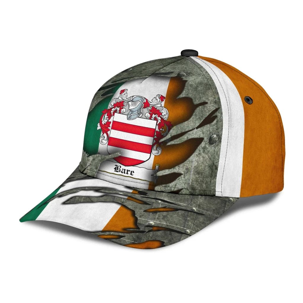 Clan Bare Coat Of Arms - Irish Family Crest Classic Cap NF37 Bare Coat Of Arms Irish Cap   