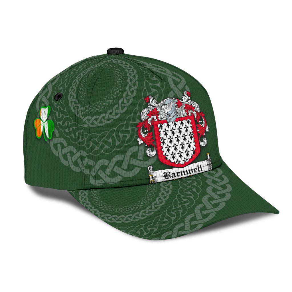 Clan Barnwell Coat Of Arms - Irish Family Crest St Patrick's Day Classic CapPX26 Classic Cap - Barnwell Coat Of Arms St Patrick's Day Classic Cap Irish Cap   