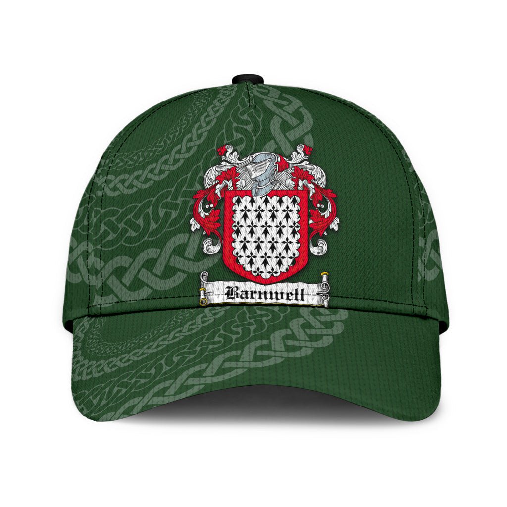 Clan Barnwell Coat Of Arms - Irish Family Crest St Patrick's Day Classic CapPX26 Classic Cap - Barnwell Coat Of Arms St Patrick's Day Classic Cap Irish Cap   