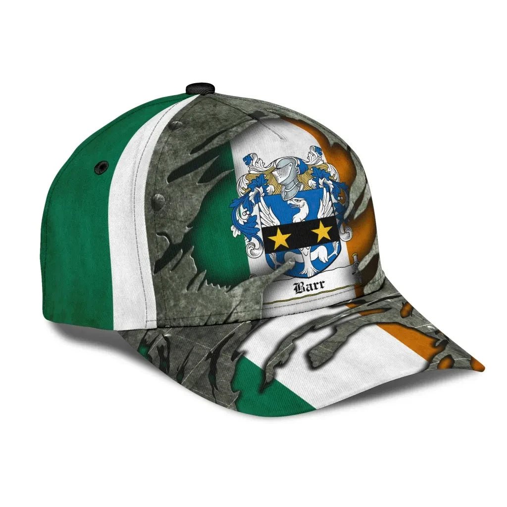 Clan Barr Coat Of Arms - Irish Family Crest Classic Cap DN65 Barr Coat Of Arms Irish Cap   