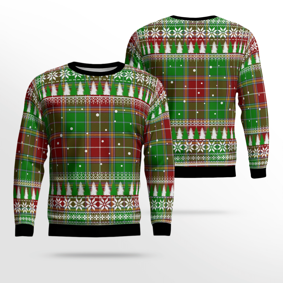 Clan Baxter Modern Tartan Christmas Ugly Sweater ZE66 Baxter Modern Tartan Tartan Ugly Sweater   
