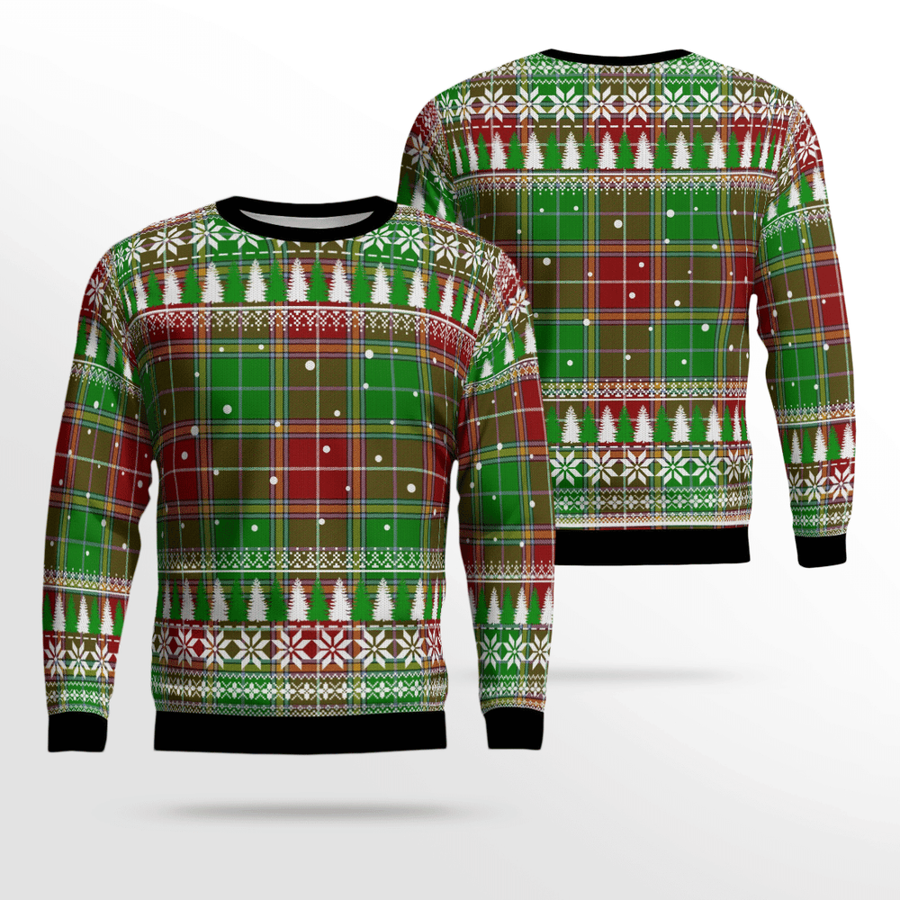 Clan Baxter Modern Tartan Christmas Ugly Sweater ZE66 Baxter Modern Tartan Tartan Ugly Sweater   