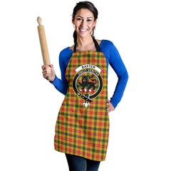 Clan Baxter Tartan Crest Apron JT52 Clan Baxter Tartan Today   