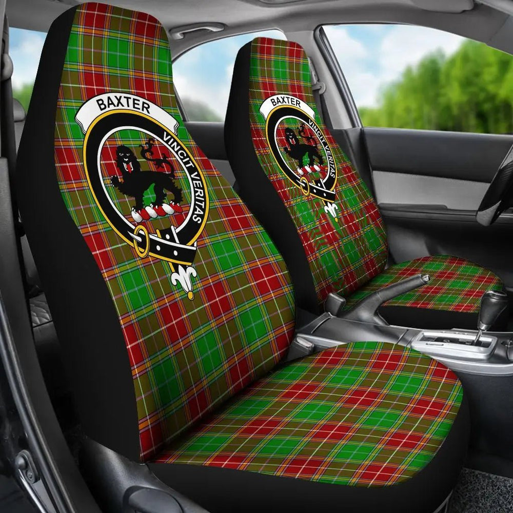 Clan Baxter Tartan Crest Car Seat Cover YG38 Clan Baxter Tartan Today   