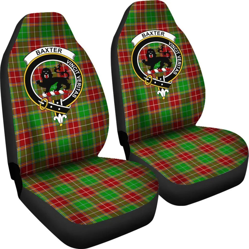 Clan Baxter Tartan Crest Car Seat Cover YG38 Clan Baxter Tartan Today   