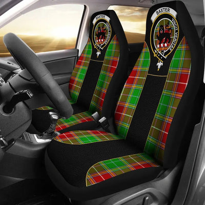 Clan Baxter Tartan Crest Special Style Car Seat Cover XO60