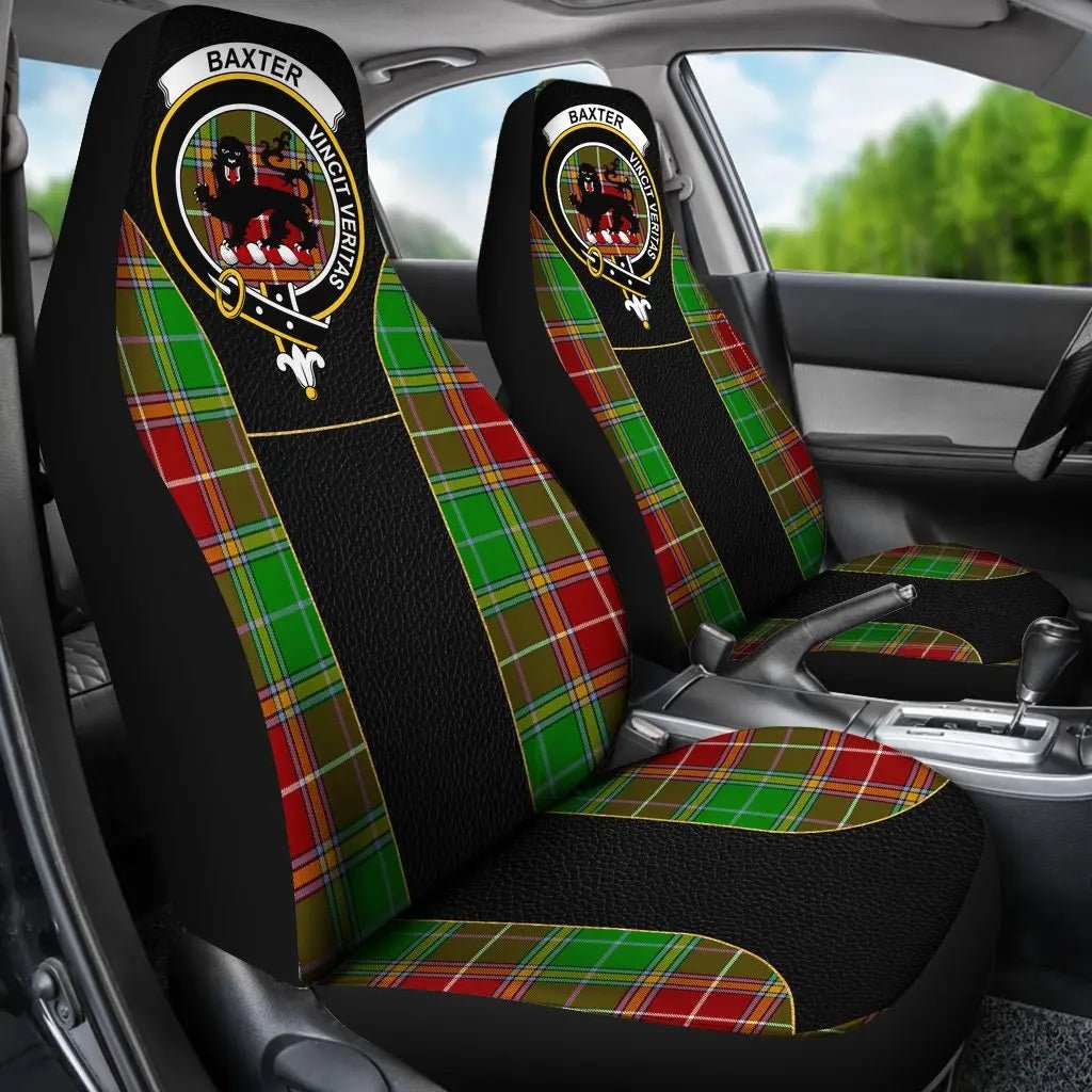 Clan Baxter Tartan Crest Special Style Car Seat Cover XO60 Clan Baxter Tartan Today   