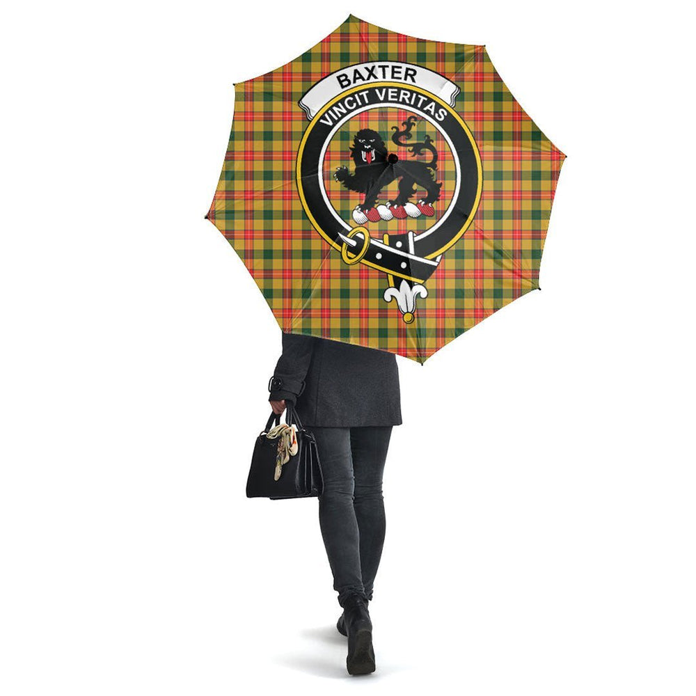 Clan Baxter Tartan Crest Umbrella RJ24 Clan Baxter Tartan Today   