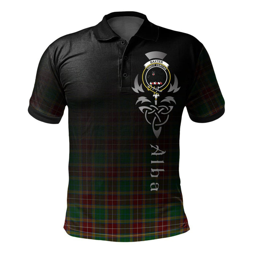 Clan Baxter Tartan Polo Shirt - Alba Celtic Style SD77 Baxter Tartan Tartan Polo   