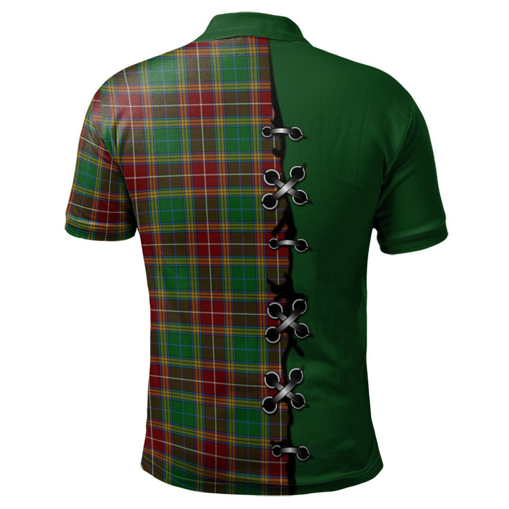 Clan Baxter Tartan Polo Shirt - Lion Rampant And Celtic Thistle Style UN88 Baxter Tartan Tartan Polo   