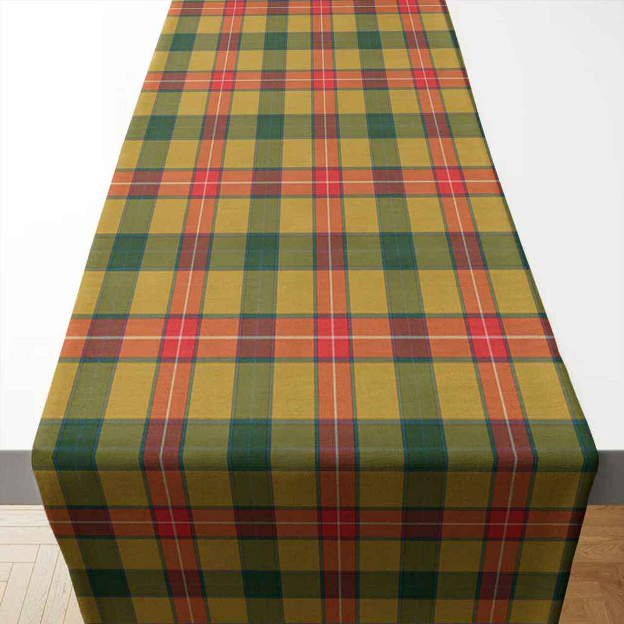 Clan Baxter Tartan Table Runner Cotton IC16 Baxter Tartan Tartan Table Runner   