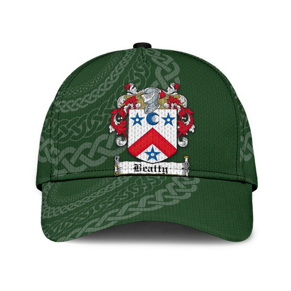 Clan Beatty Coat Of Arms II Irisharms - Irish Family Crest St Patrick's Day Classic CapBY86 Classic Cap - Beatty Coat Of Arms II Irisharms St Patrick's Day Classic Cap Irish Cap   