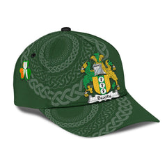 Clan Beatty Coat Of Arms - Irish Family Crest St Patrick's Day Classic CapWX99 Classic Cap - Beatty Coat Of Arms St Patrick's Day Classic Cap Irish Cap   