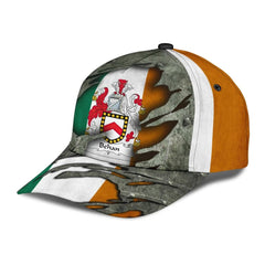 Clan Behan Coat Of Arms - Irish Family Crest Classic Cap JE58 Behan Coat Of Arms Irish Cap   