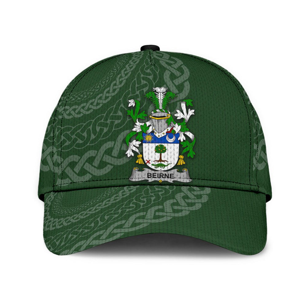 Clan Beirne Coat Of Arms - Irish Family Crest St Patrick's Day Classic CapJA17 Classic Cap - Beirne Coat Of Arms St Patrick's Day Classic Cap Irish Cap   