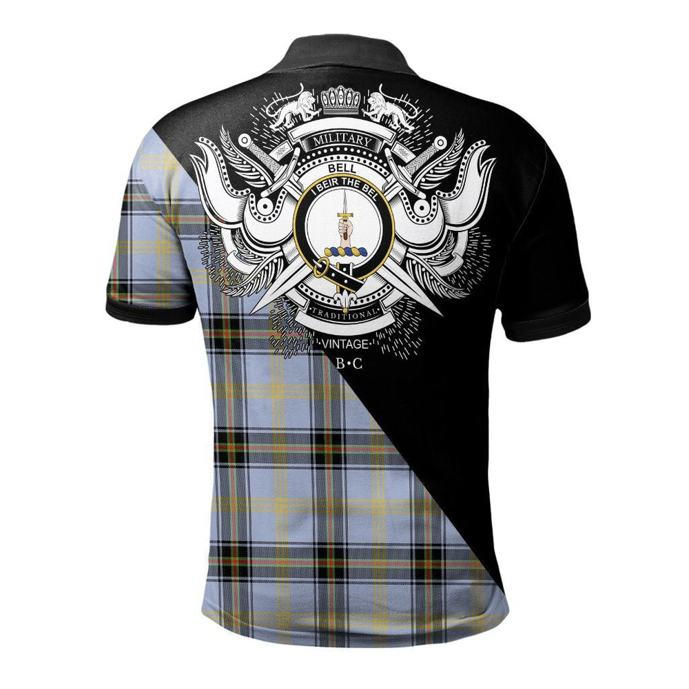 Clan Bell of the Borders Clan - Military Polo Shirt VE83 Bell of the Borders Tartan Tartan Polo   