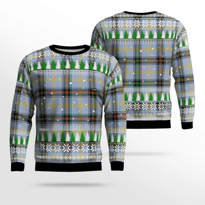 Clan Bell of the Borders Tartan Christmas Ugly Sweater