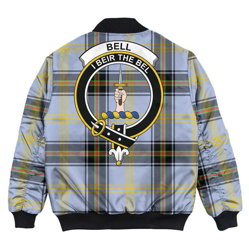 Clan Bell of the Borders Tartan Crest Bomber Jacket AK31 Bell of the Borders Tartan Tartan Bomber Jacket   