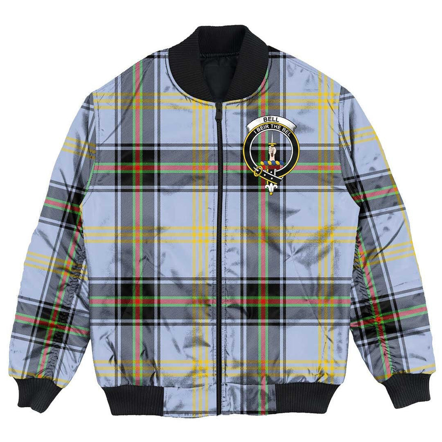 Clan Bell of the Borders Tartan Crest Bomber Jacket AK31 Bell of the Borders Tartan Tartan Bomber Jacket   