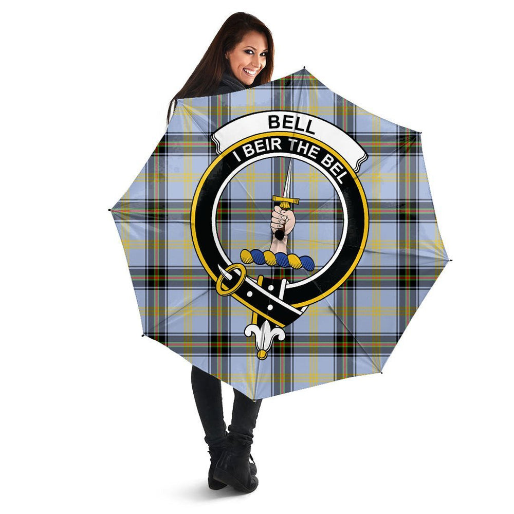 Clan Bell of the Borders Tartan Crest Umbrella SC28 Clan Bell Tartan Today   