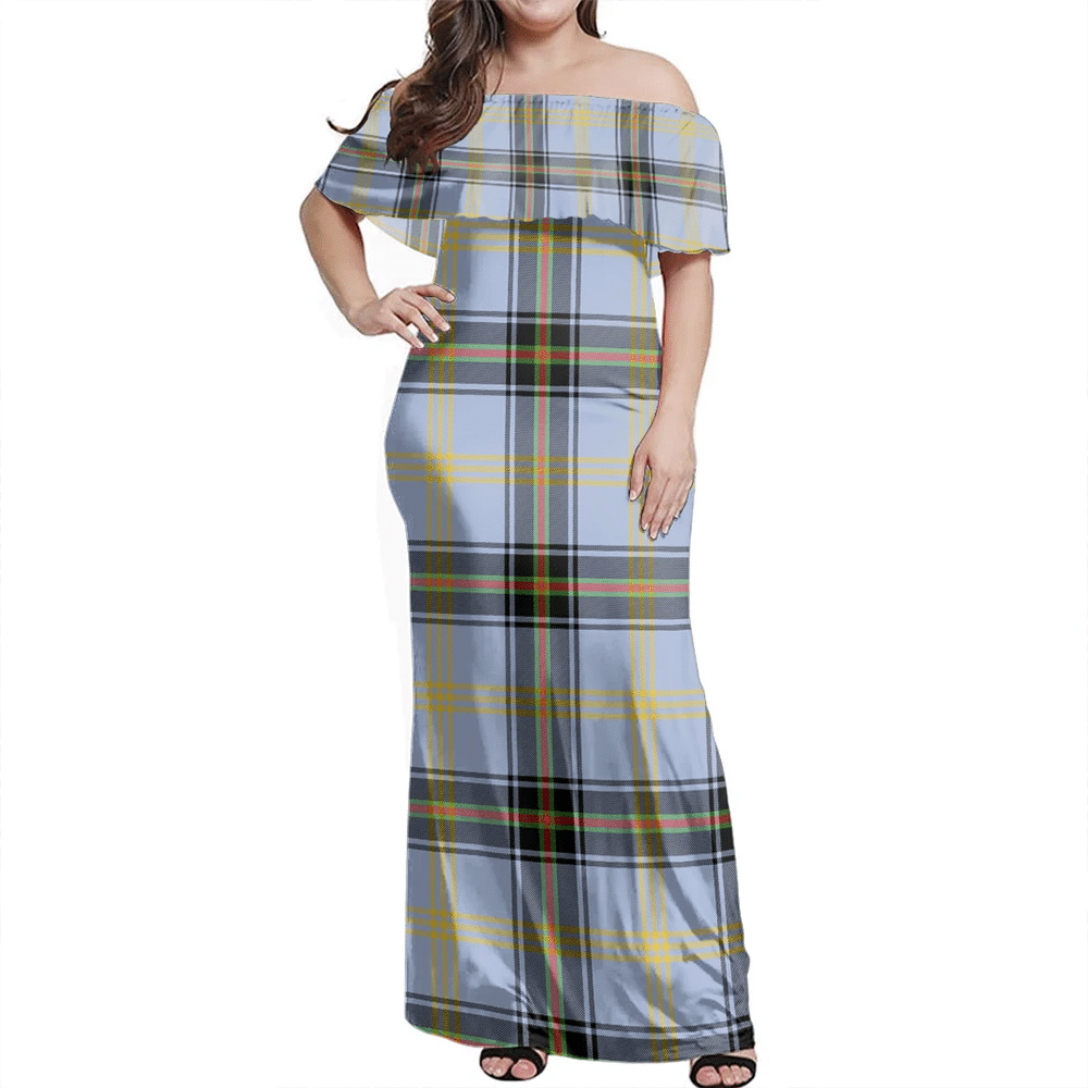Clan Bell Of The Borders Tartan Hawaii Dress EH62 Clan Bell Tartan Hawaii Dress   