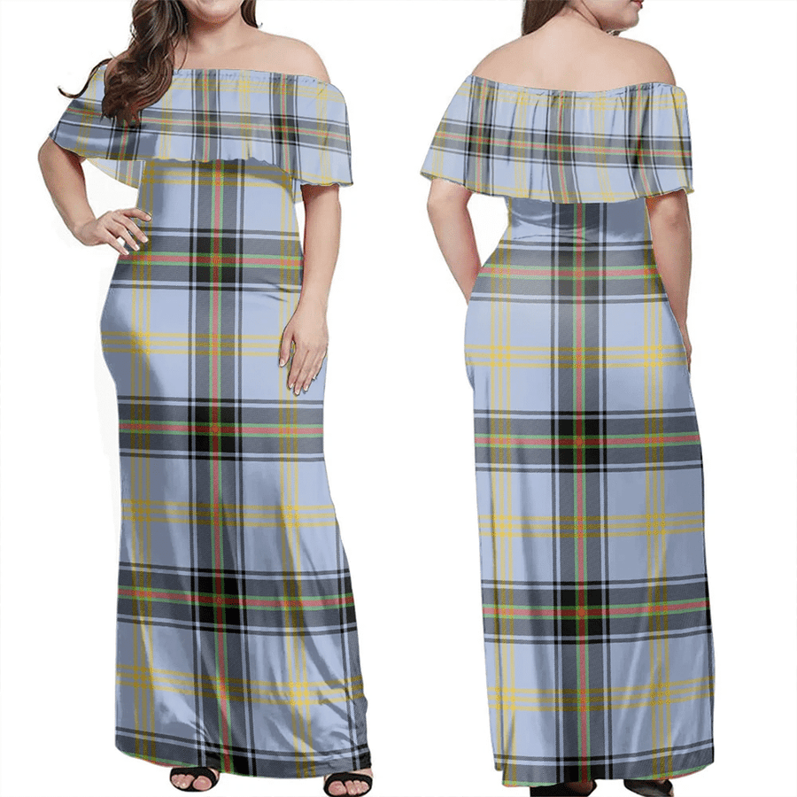 Clan Bell Of The Borders Tartan Hawaii Dress EH62 Clan Bell Tartan Hawaii Dress   