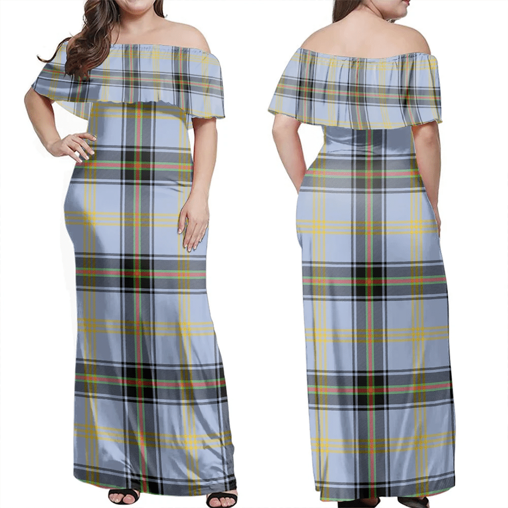 Clan Bell Of The Borders Tartan Hawaii Dress EH62 Clan Bell Tartan Hawaii Dress   