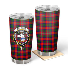 Clan Belshes Tartan Crest Tumbler AG63 Clan Belshes Tartan Today   