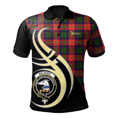 Clan Belshes Tartan Polo Shirt - Believe In Me Style