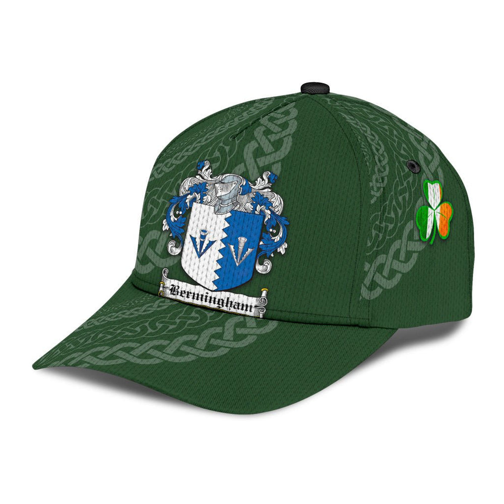 Clan Bermingham Coat Of Arms - Irish Family Crest St Patrick's Day Classic CapUN26 Classic Cap - Bermingham Coat Of Arms St Patrick's Day Classic Cap Irish Cap   
