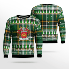 Clan Berry Coat Of Arms Christmas Ugly Sweater JZ30 Berry Coat Of Arms Tartan Ugly Sweater   