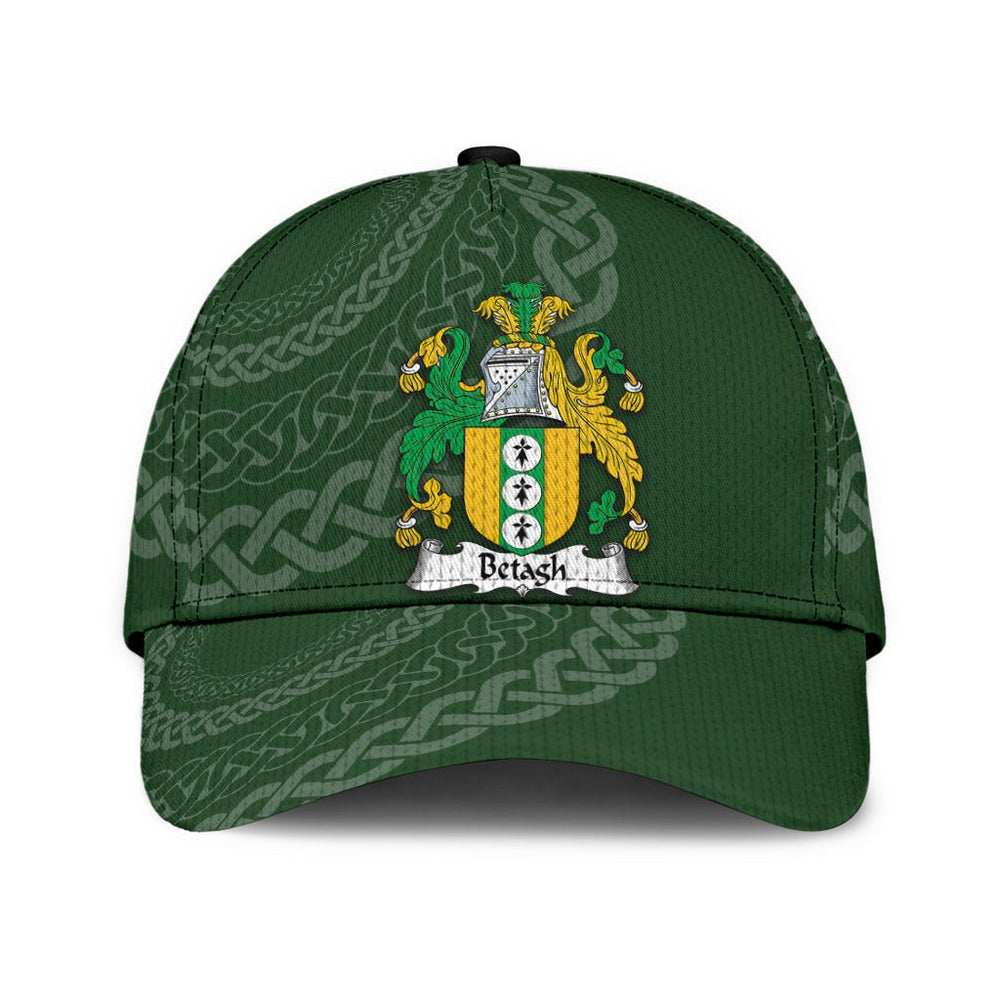 Clan Betagh Coat Of Arms - Irish Family Crest St Patrick's Day Classic CapXT40 Classic Cap - Betagh Coat Of Arms St Patrick's Day Classic Cap Irish Cap   