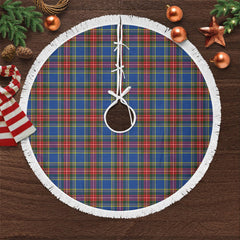 Clan Bethune Modern Tartan Christmas Tree Skirt GK20 Bethune Modern Tartan Tartan Christmas   