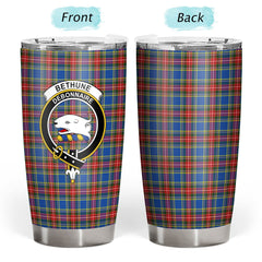 Clan Bethune Modern Tartan Crest Tumbler MF45 Clan Bethune Tartan Today   