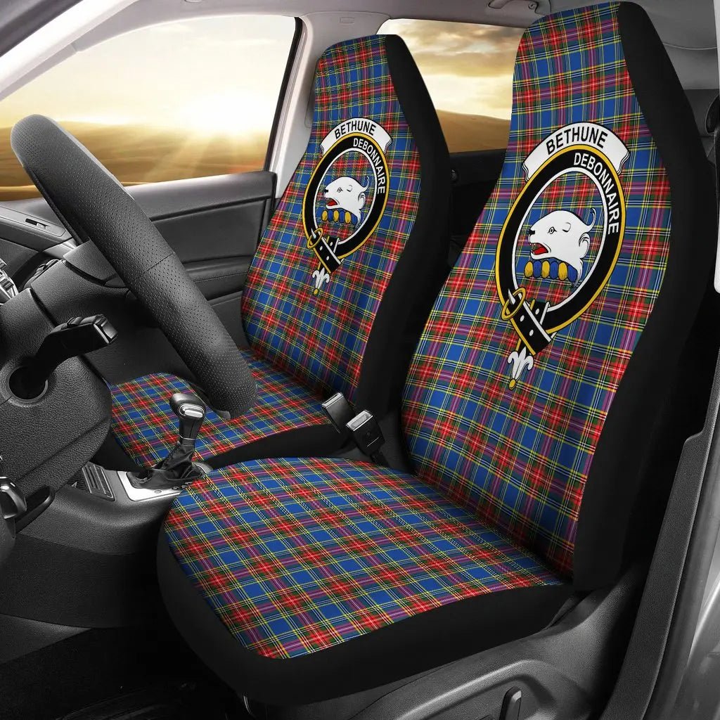 Clan Bethune Tartan Crest Car seat Cover AO61 Clan Bethune Tartan Today   