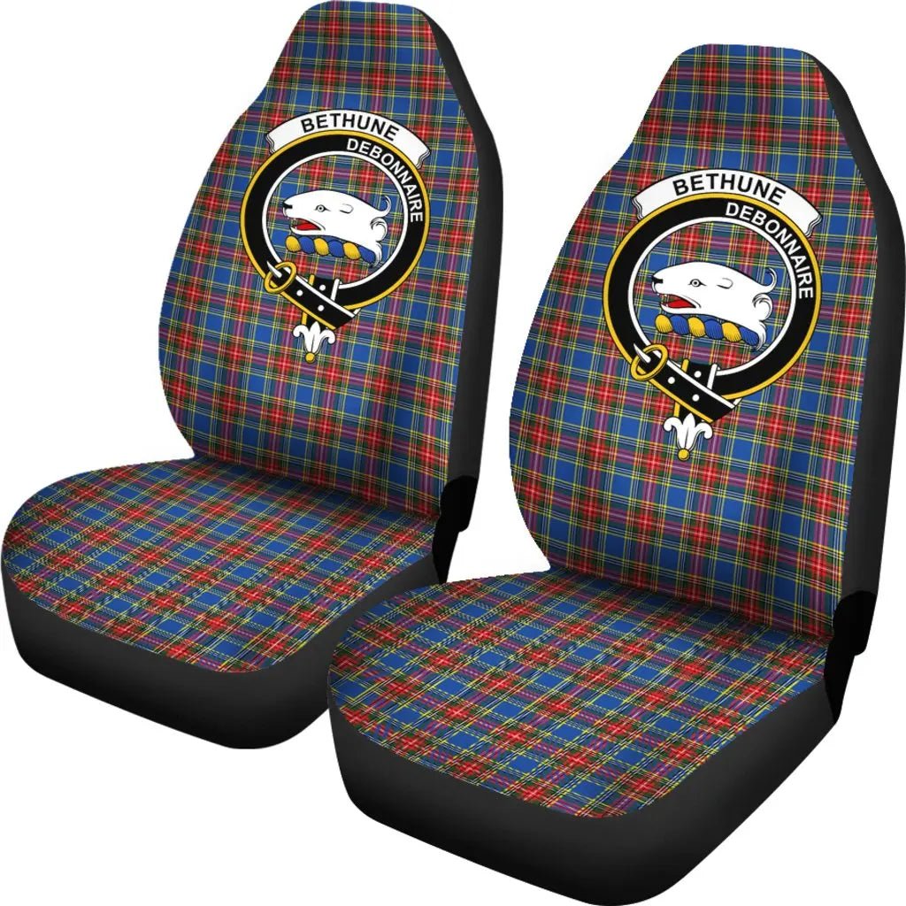 Clan Bethune Tartan Crest Car seat Cover AO61 Clan Bethune Tartan Today   