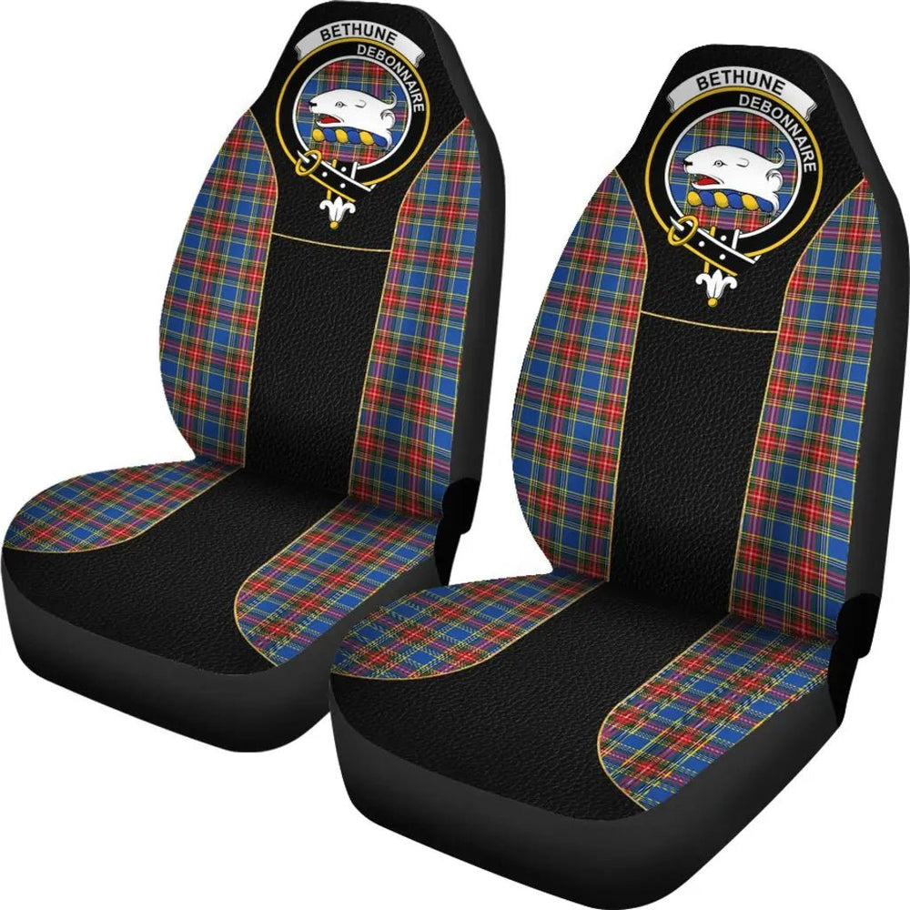Clan Bethune Tartan Crest Car seat Cover IG72 Clan Bethune Tartan Today   