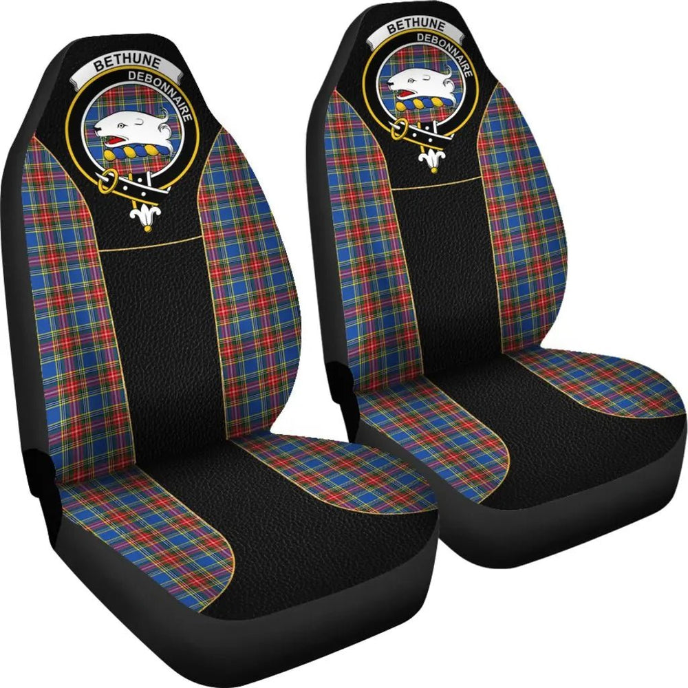 Clan Bethune Tartan Crest Car seat Cover IQ95 Clan Bethune Tartan Today   