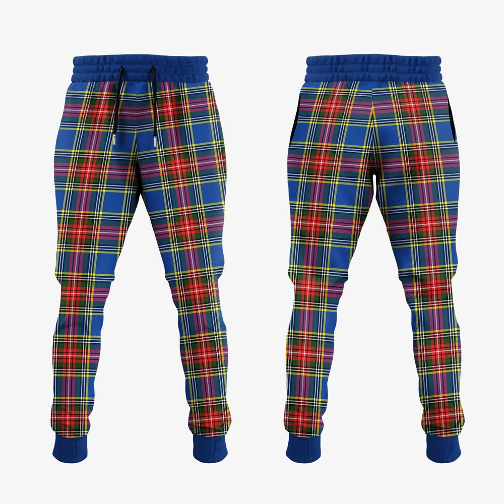 Clan Bethune Tartan Crest Jogger Sweatpants FD65 Clan Bethune Tartan Today   