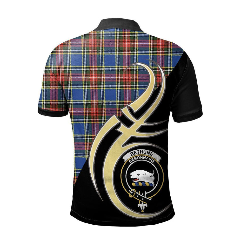 Clan Bethune Tartan Polo Shirt - Believe In Me Style TR58 Bethune Tartan Tartan Polo   