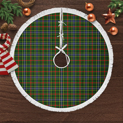Clan Bisset Tartan Christmas Tree Skirt