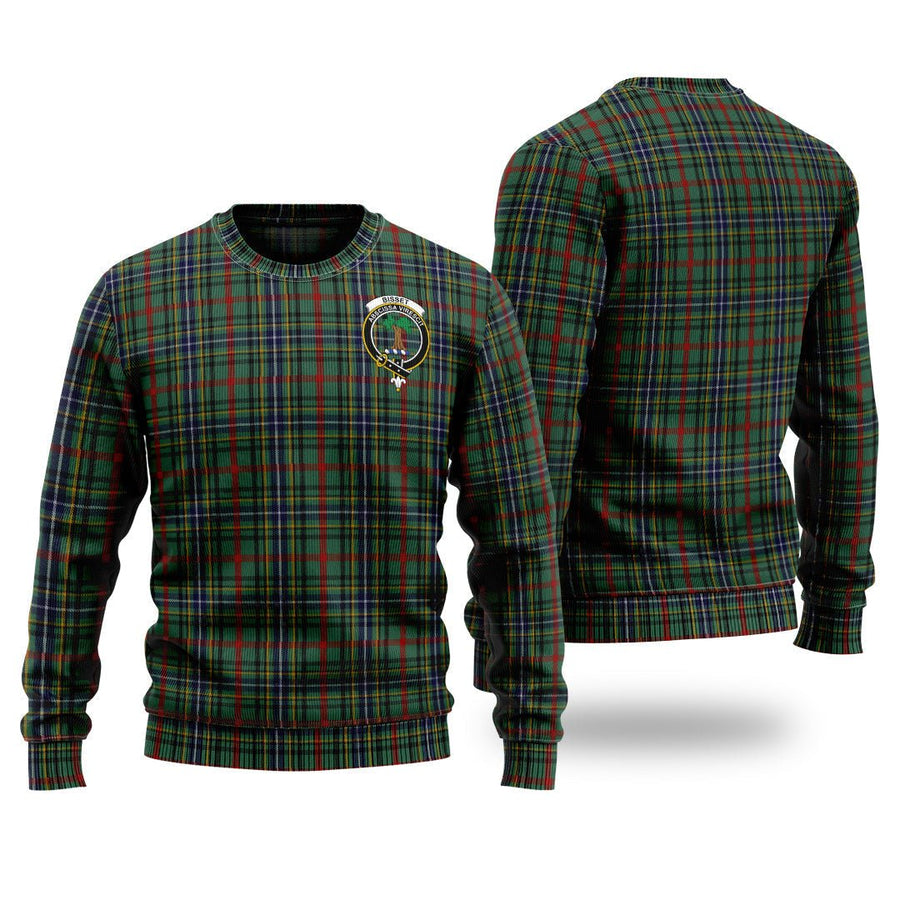 Clan Bisset Tartan Christmas Ugly Sweater XY82 Bisset Tartan Tartan Sweater   