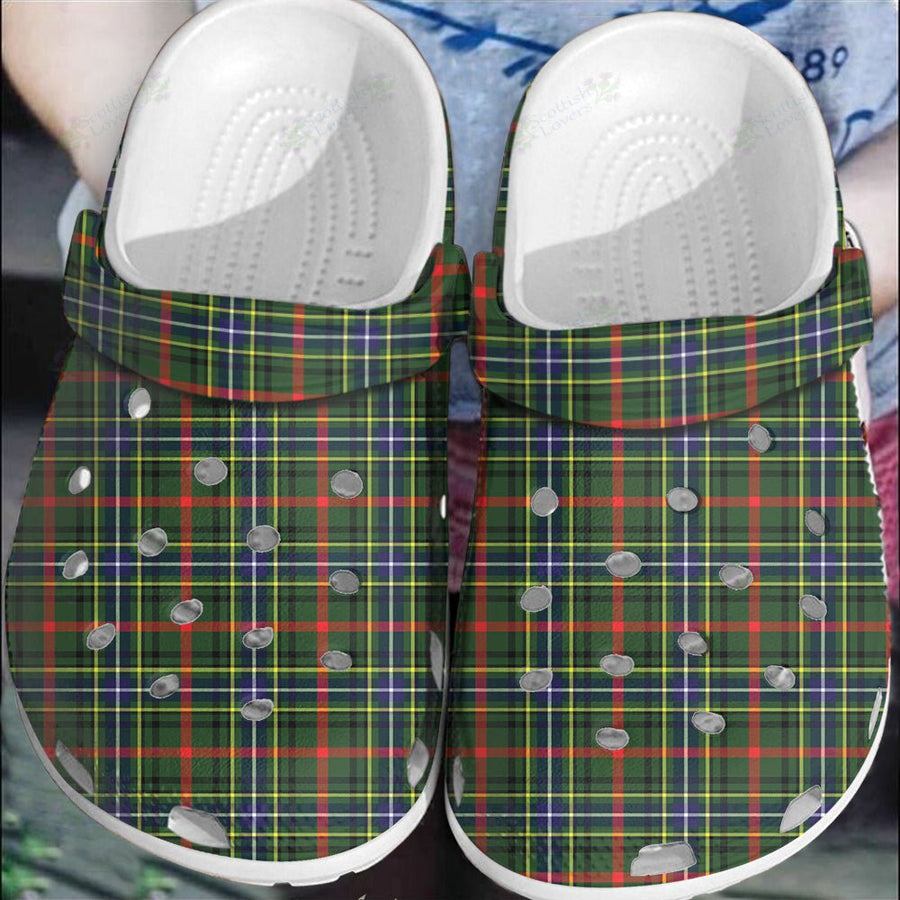 Clan Bisset Tartan Clogs Classic