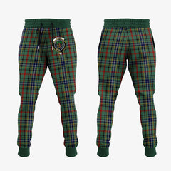 Clan Bisset Tartan Crest Jogger Sweatpants RY74 Clan Bisset Tartan Today   