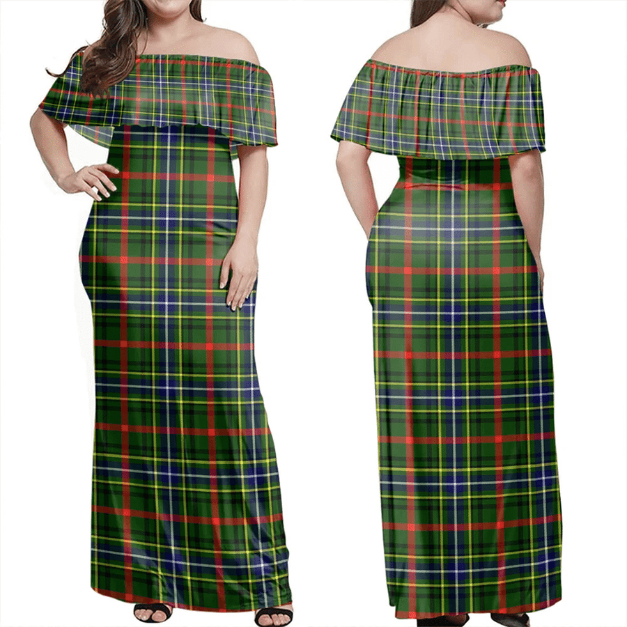 Clan Bisset Tartan Hawaii Dress TT85 Clan Bisset Tartan Hawaii Dress   
