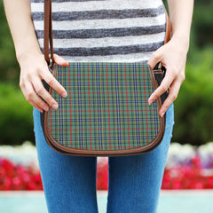 Clan Bisset Tartan Saddle Handbags PI74 Clan Bisset Tartan Today   